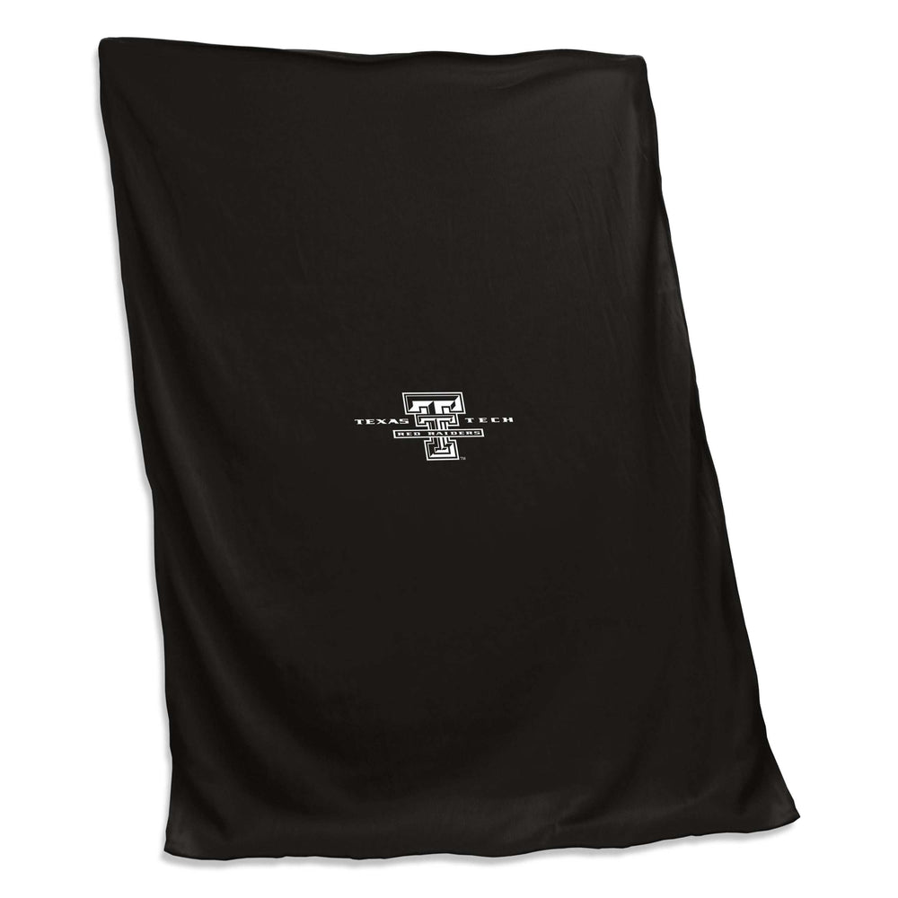 TX Tech Black Sweatshirt Blanket (Screened)
