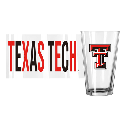 Texas Tech 16oz Overtime Pint Glass - Logo Brands - Flyclothing LLC