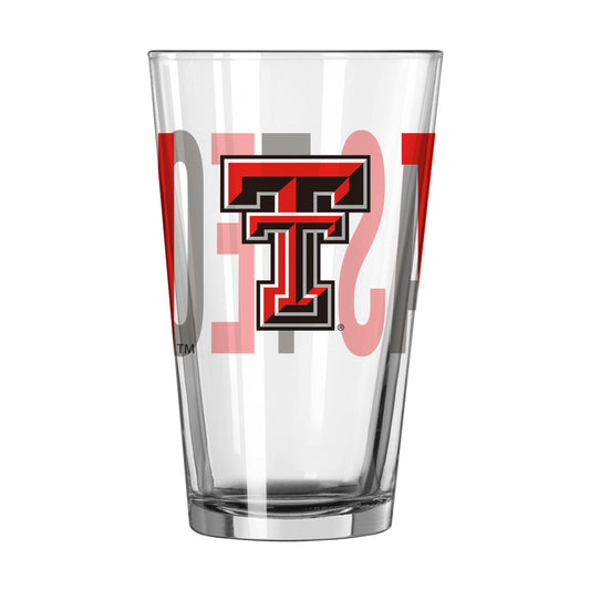 Texas Tech 16oz Overtime Pint Glass - Logo Brands - Flyclothing LLC