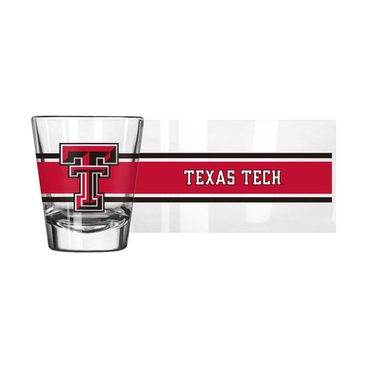 Texas Tech 2oz Stripe Shot Glass - Logo Brands - Flyclothing LLC