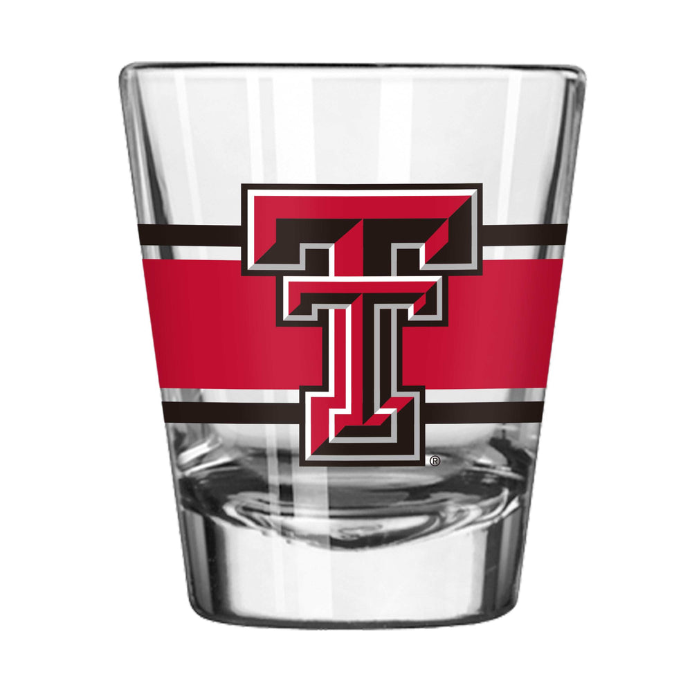 Texas Tech 2oz Stripe Shot Glass - Logo Brands - Flyclothing LLC