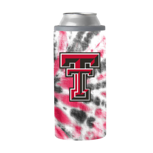Texas Tech 12oz Tie Dye Slim Can Coolie - Logo Brands - Flyclothing LLC