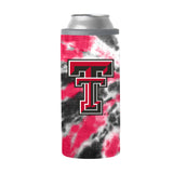 Texas Tech 12oz Tie Dye Slim Can Coolie
