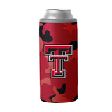 TX Tech Camo Swagger 12oz Slim Can Coolie