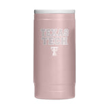 Texas Tech  Stencil Powder Coat Slim Can Coolie