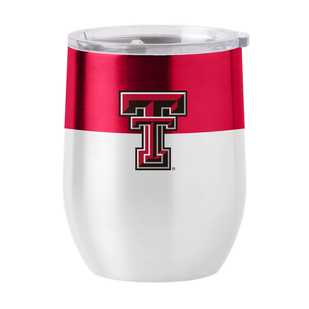 TX Tech Colorblock 16oz Stainless Curved Beverage - Logo Brands - Flyclothing LLC