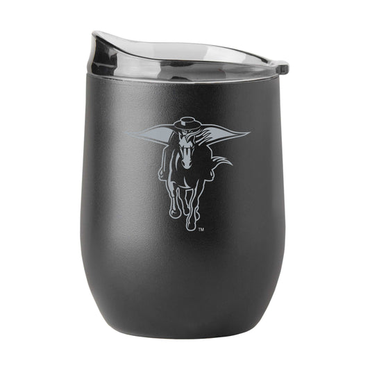 TX Tech GunMetal 16oz Black Powder Curved Beverage - Logo Brands - Flyclothing LLC
