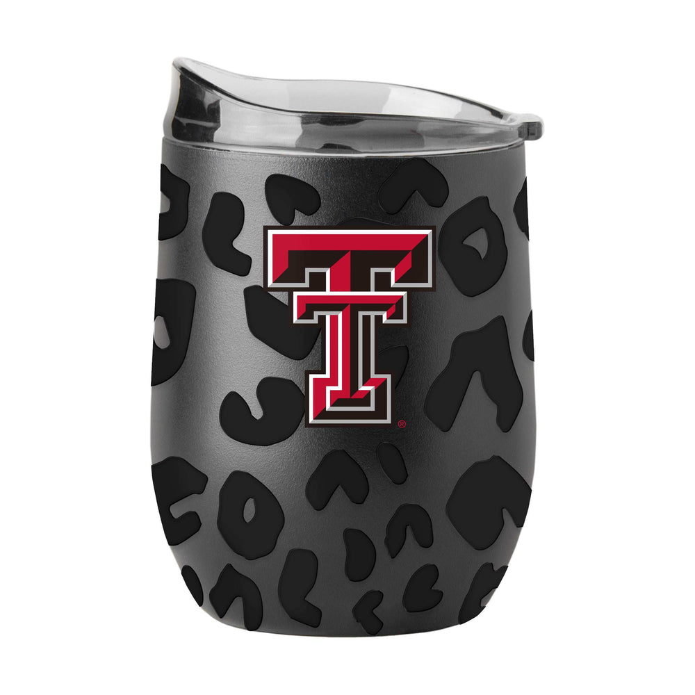 TX Tech Leopard 16oz Black Powdercoat Curved Beverage - Logo Brands - Flyclothing LLC
