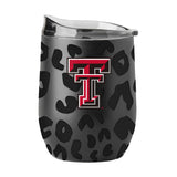 TX Tech Leopard 16oz Black Powdercoat Curved Beverage