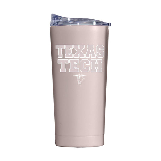 Texas Tech 20oz Stencil Powder Coat Tumbler - Logo Brands - Flyclothing LLC