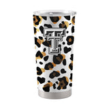 Texas Tech 20oz Neutral Leopard Stainless Steel Tumbler