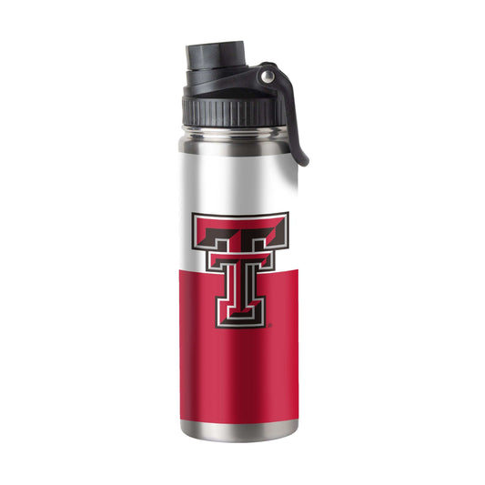 Texas Tech Colorblock 21oz Stainless Steel Twist Top Bottle - Logo Brands - Flyclothing LLC