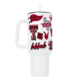Texas Tech 40oz Native Powder Coat Tumbler - Logo Brands - Flyclothing LLC