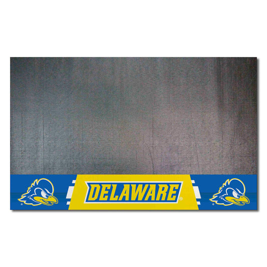 Delaware Blue Hens Vinyl Grill Mat - 26in. x 42in. - Delaware