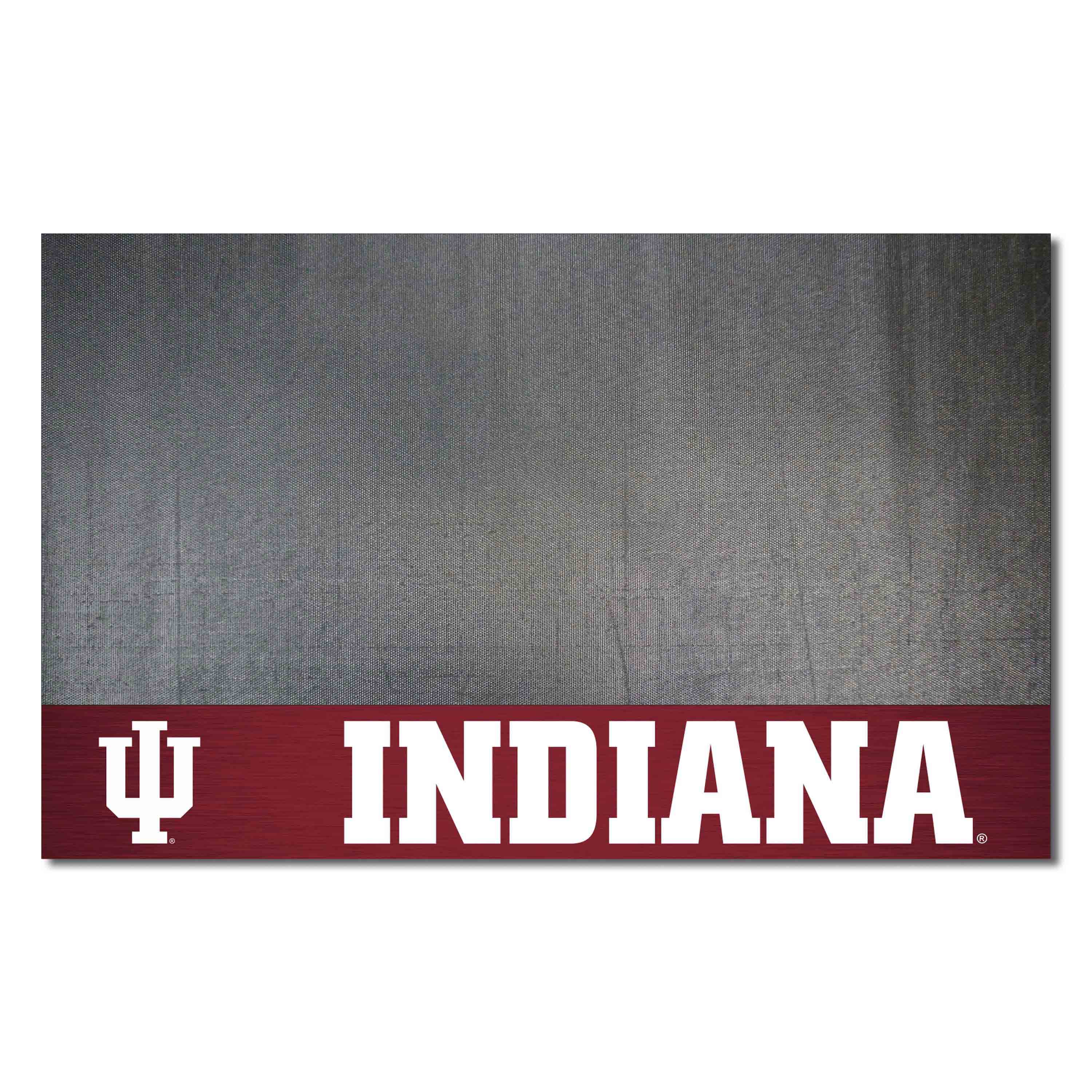 Indiana Hooisers Vinyl Grill Mat - 26in. x 42in. - Indiana