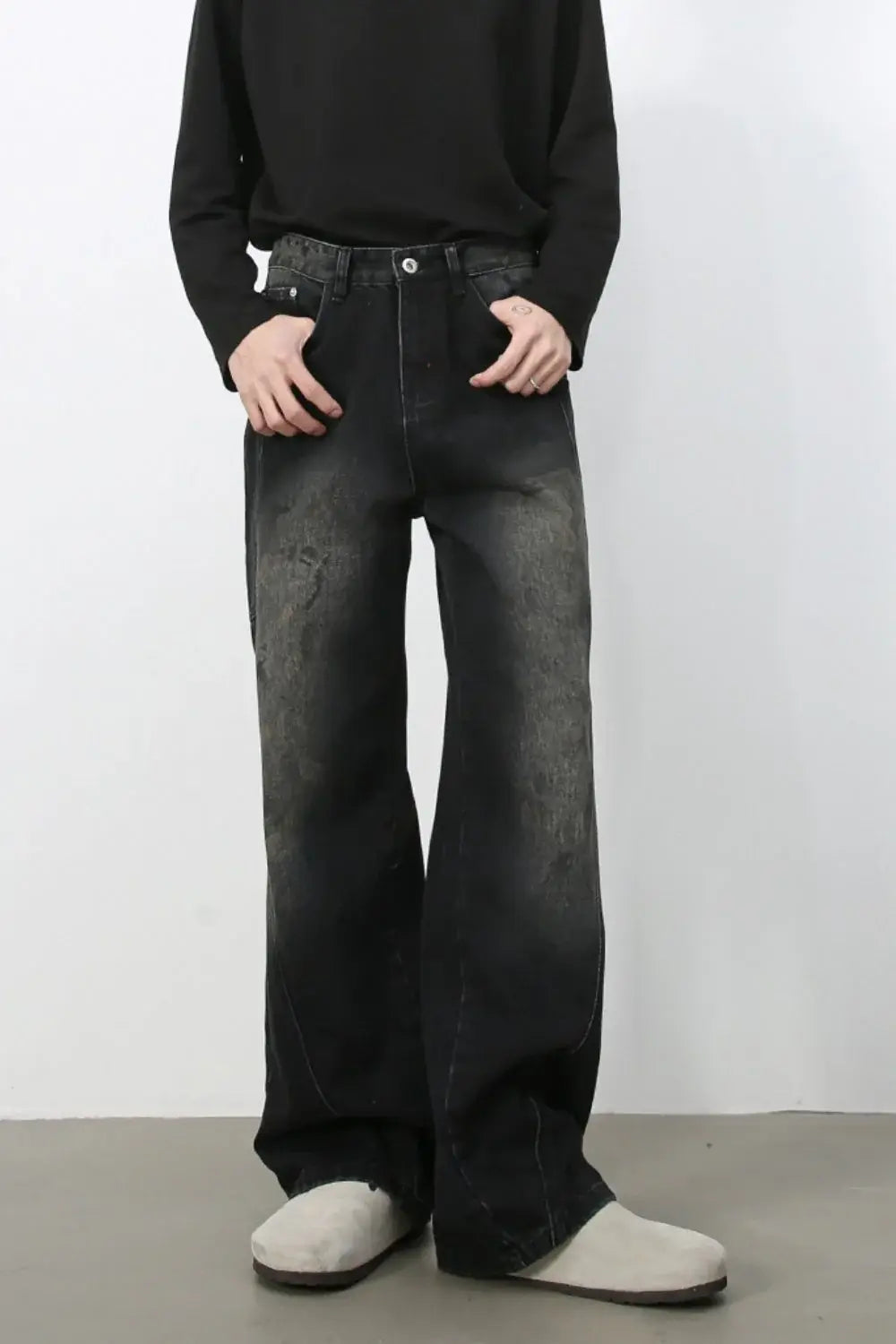 Men's Loose Fit Jeans - Trendsi - Flyclothing LLC