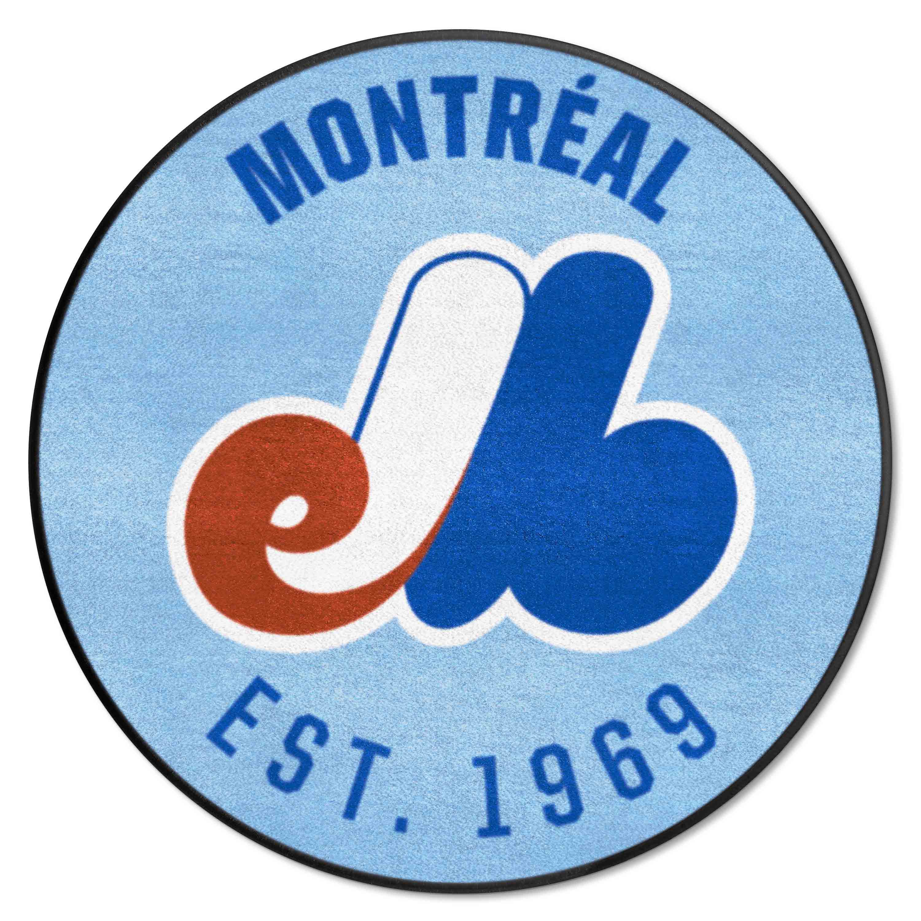 Montreal Expos Roundel Rug - 27in. Diameter - Montreal Expos