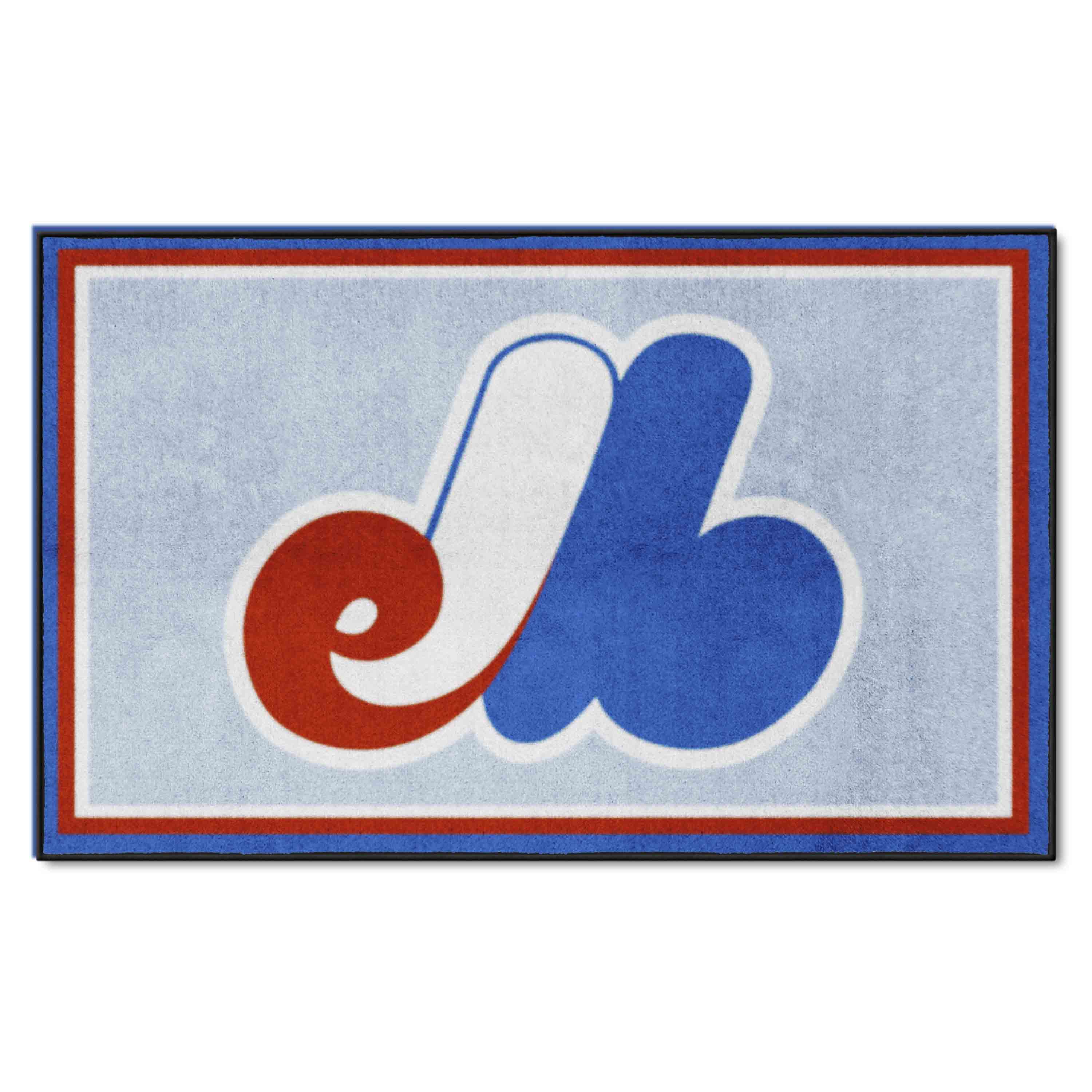 Montreal Expos 4ft. x 6ft. Plush Area Rug - Montreal Expos