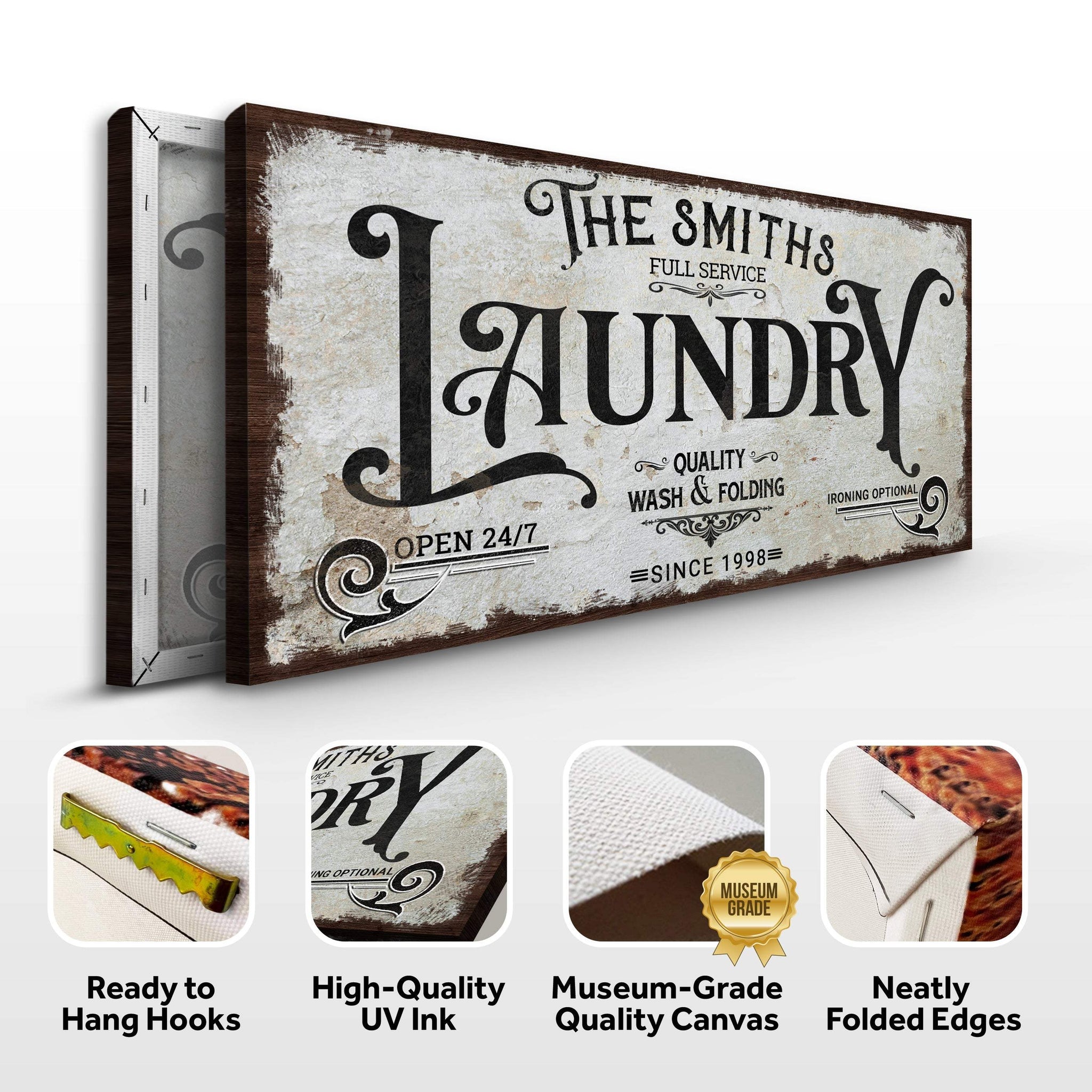 The Laundry Room Sign VII - Tailored Canvases - Flyclothing LLC