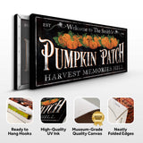 Personalized Pumpkin Patch Sign IX - Tailored Canvases - Flyclothing LLC