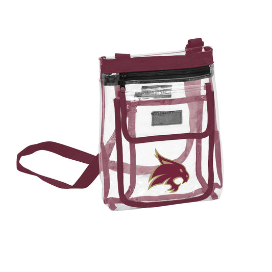 TX State Gameday Clear Crossbody - Logo Brands - Flyclothing LLC