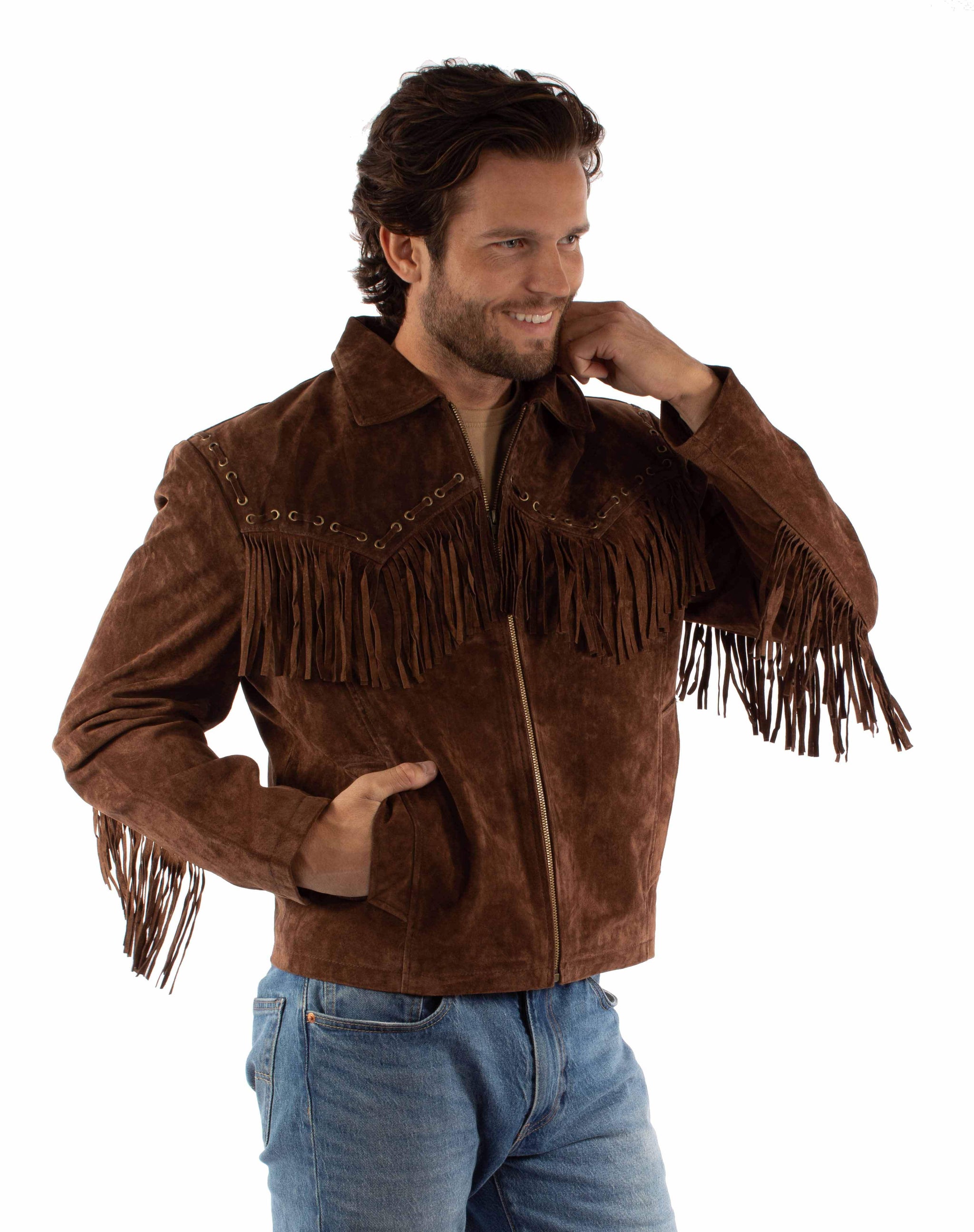 Scully Leather Leatherwear Mens Texan Jacket - Scully Leather - Flyclothing LLC