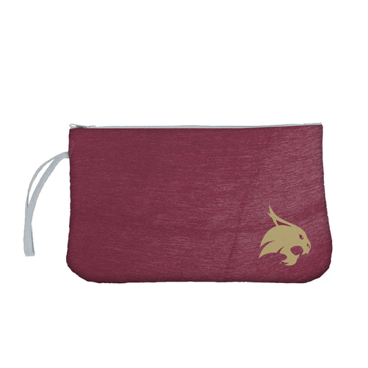 TX State Crosshatch Wristlet - Logo Brands - Flyclothing LLC