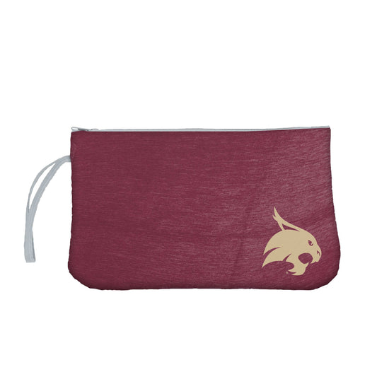 TX State Crosshatch Wristlet - Logo Brands - Flyclothing LLC