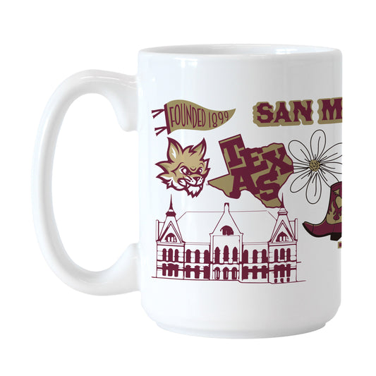 Texas State 15oz Native Sublimated Mug