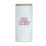 Texas State 12oz Bubble Iridescent Slim Coolie