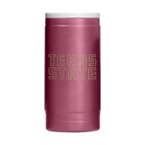 Texas State 12oz Flipside Powdercoat SlimCan Coolie