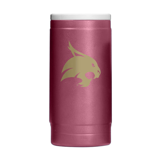 Texas State 12oz Flipside Powdercoat SlimCan Coolie - Logo Brands - Flyclothing LLC