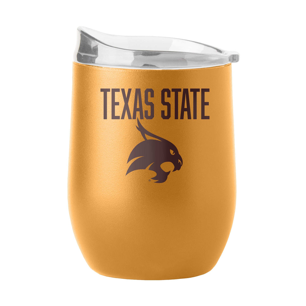 Texas State 16oz Huddle Powder Coat Curved Bev - Logo Brands - Flyclothing LLC