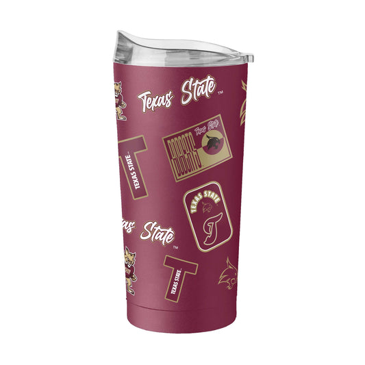 Texas State 20oz Dreamweave Powder Coat Tumbler - Logo Brands - Flyclothing LLC