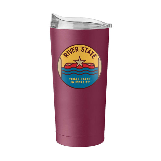 Texas State River State 20oz Powder Coat Tumbler - Logo Brands - Flyclothing LLC
