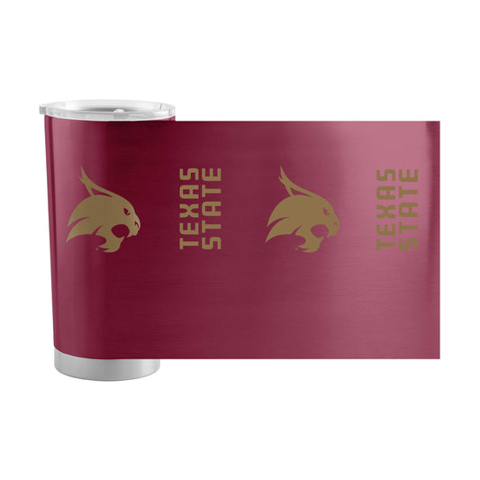 Texas State 20oz Gameday Stainless Steel Tumbler - Logo Brands - Flyclothing LLC