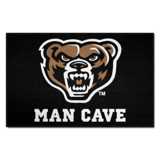 Oakland Golden Grizzlies Man Cave Starter Mat Accent Rug - 19in. x 30in. - Oakland