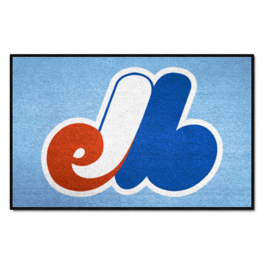 Montreal Expos Starter Mat Accent Rug - 19in. x 30in. - Montreal Expos