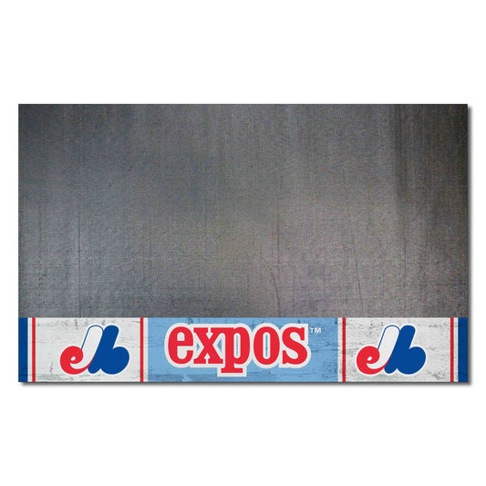 Montreal Expos Vinyl Grill Mat - 26in. x 42in. - Montreal Expos