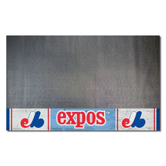 Montreal Expos Vinyl Grill Mat - 26in. x 42in. - Montreal Expos