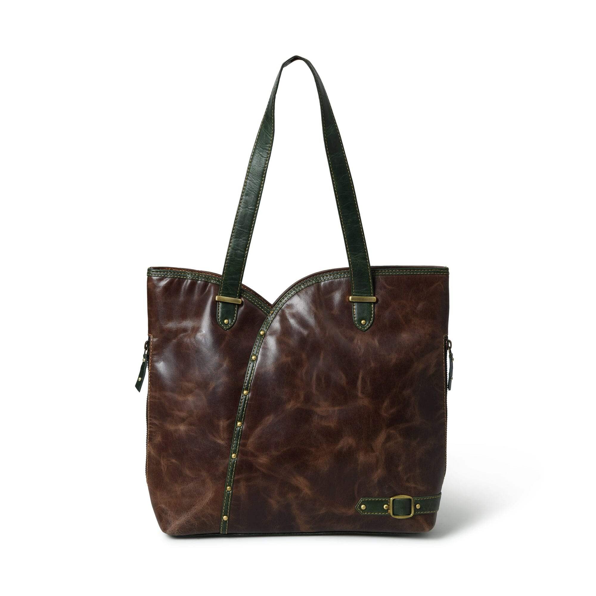 The Riley Handbag - Brown - Classy Leather Bags - Flyclothing LLC