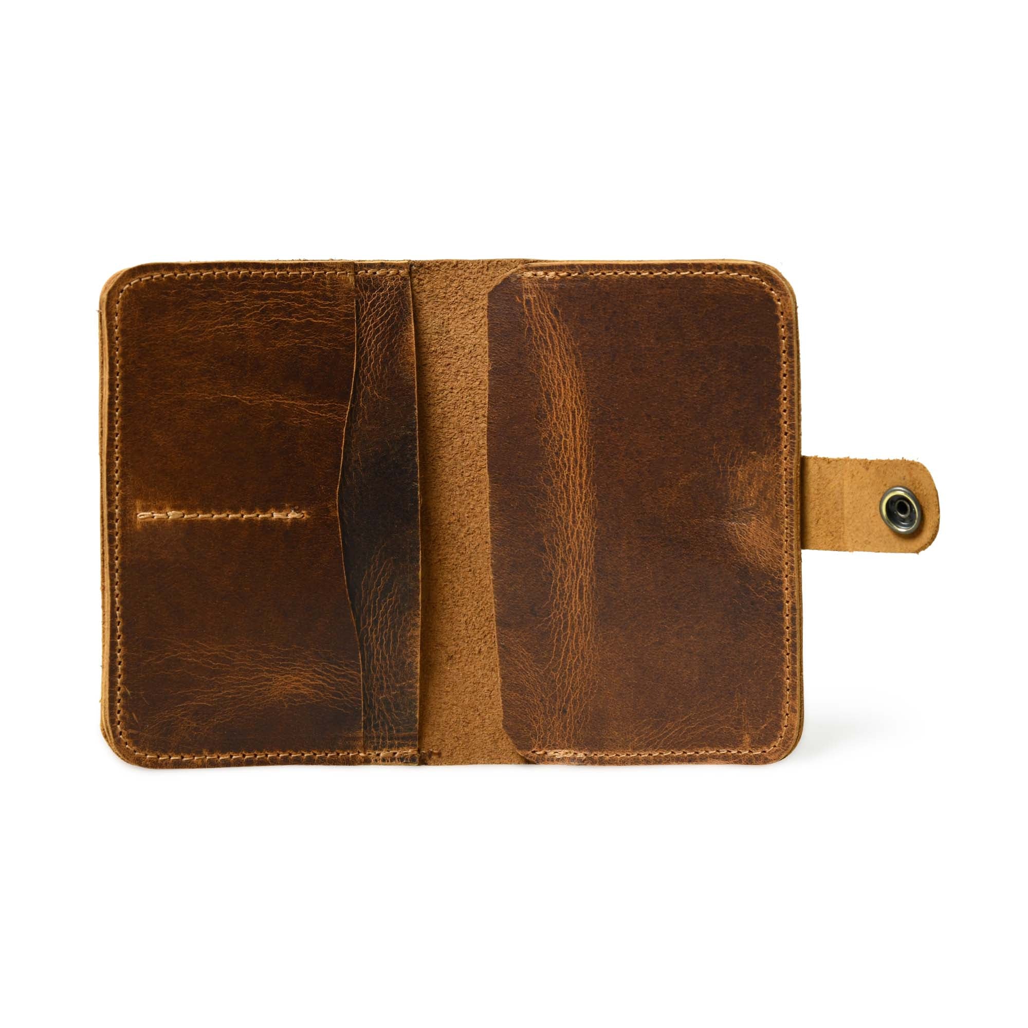 Chic Voyage Passport Sleeve - Brown - Classy Leather Bags - Flyclothing LLC