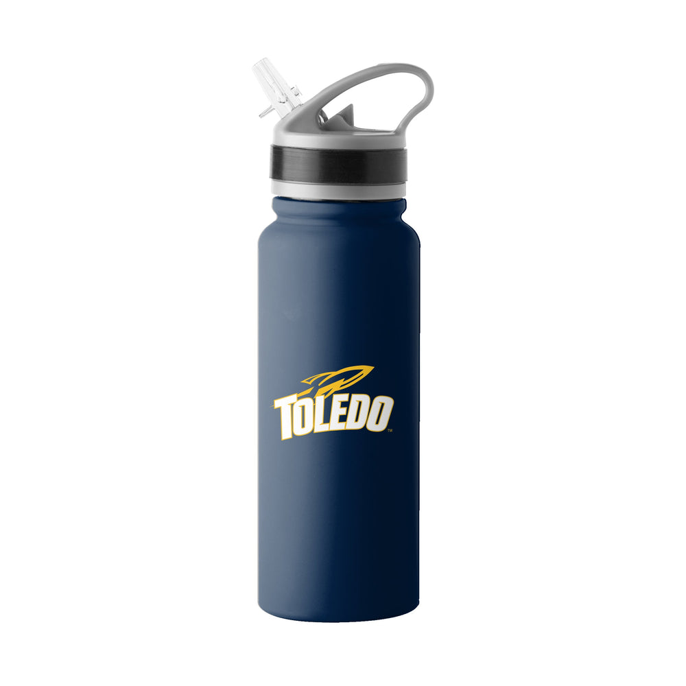 Toledo 25oz Logo Stainless Single Wall Flip Top Bottle