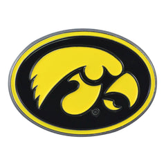 Iowa Hawkeyes 3D Color Metal Emblem - Iowa
