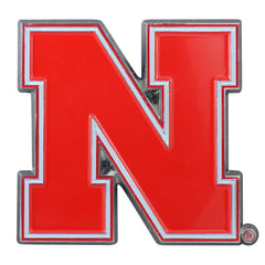 Nebraska Cornhuskers 3D Color Metal Emblem - Nebraska