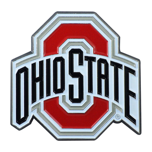 Ohio State Buckeyes 3D Color Metal Emblem - Ohio State