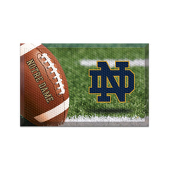 Notre Dame Fighting Irish Rubber Scraper Door Mat - ND Primary Logo - Notre Dame