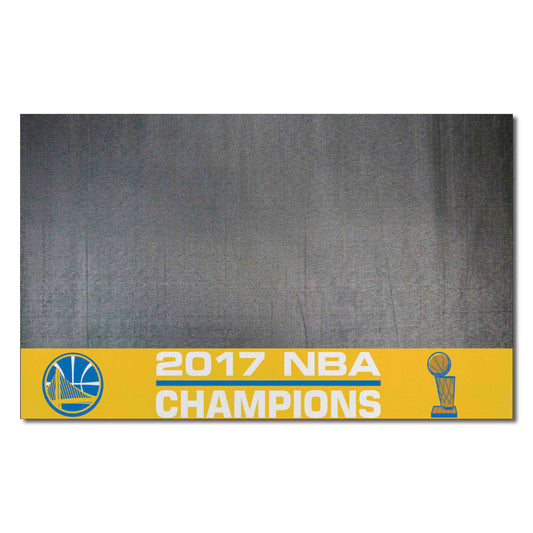 Golden State Warriors 2017 NBA Champions Vinyl Grill Mat - 26in. x 42in. - Golden State Warriors