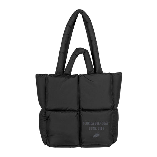 Florida Gulf Coast Black Puff Tote - Logo Brands - Flyclothing LLC