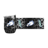 Florida Gulf Coast Leopard 16oz Black Powdercoat Curved Beverage